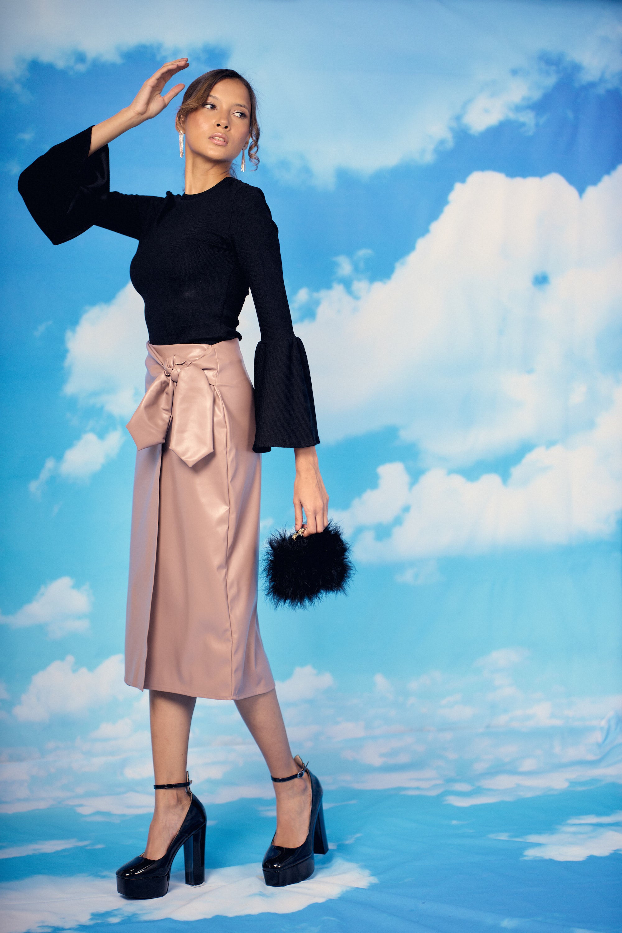Merel Top - BLACK