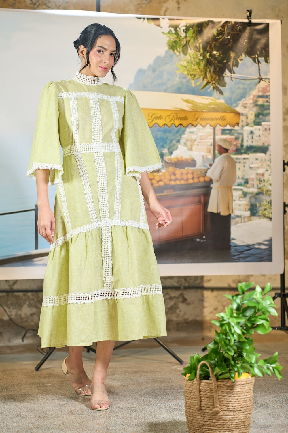 Rio Dress - Lime