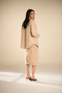 Mariana Beige Denim SHIRT
