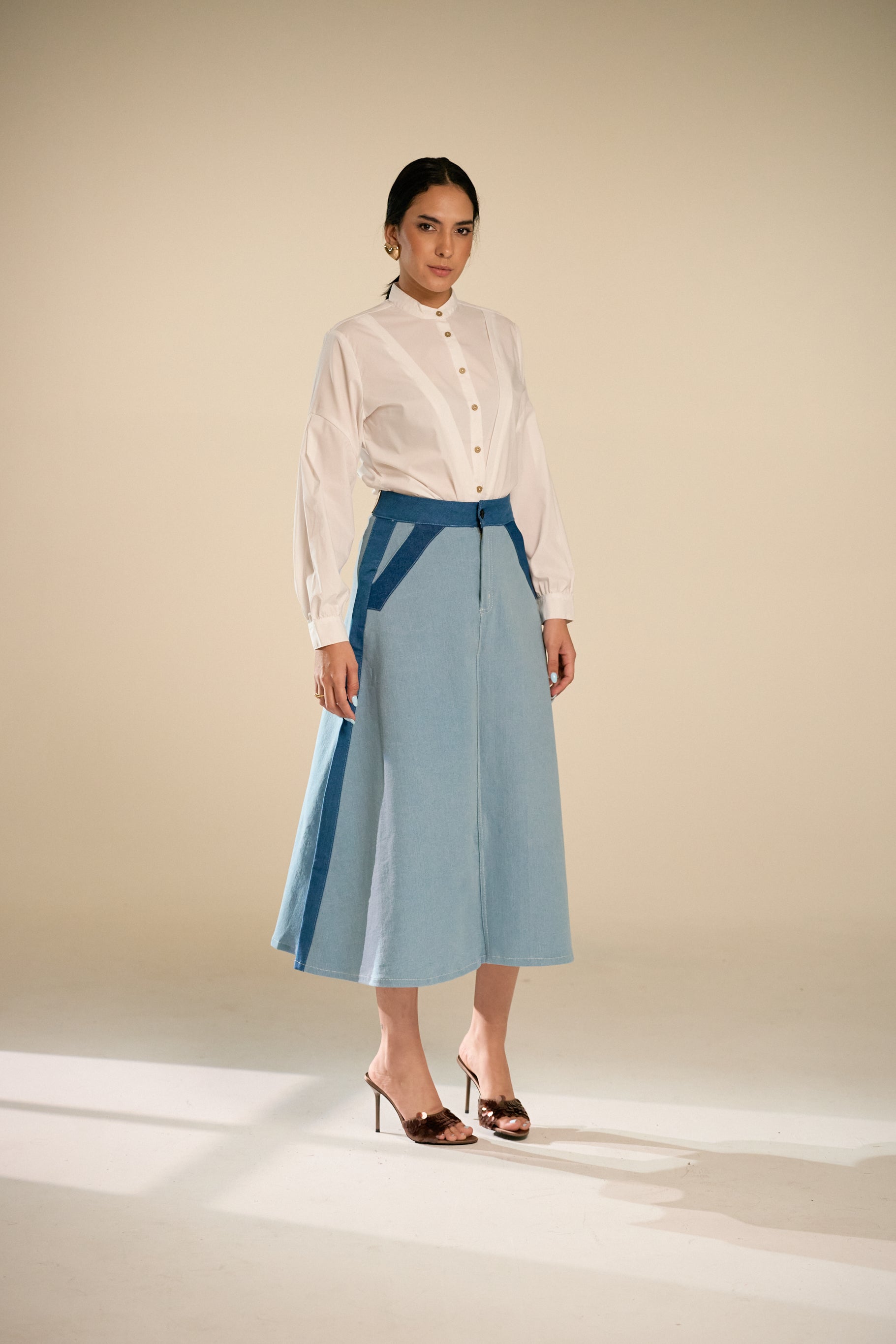 Canaria Denim Skirt - Blue