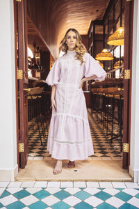 Paloma Linen Dress - LAVANDER