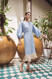 Isabella Dress - Light Blue