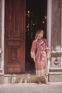 Coralis Fringe  Kimono