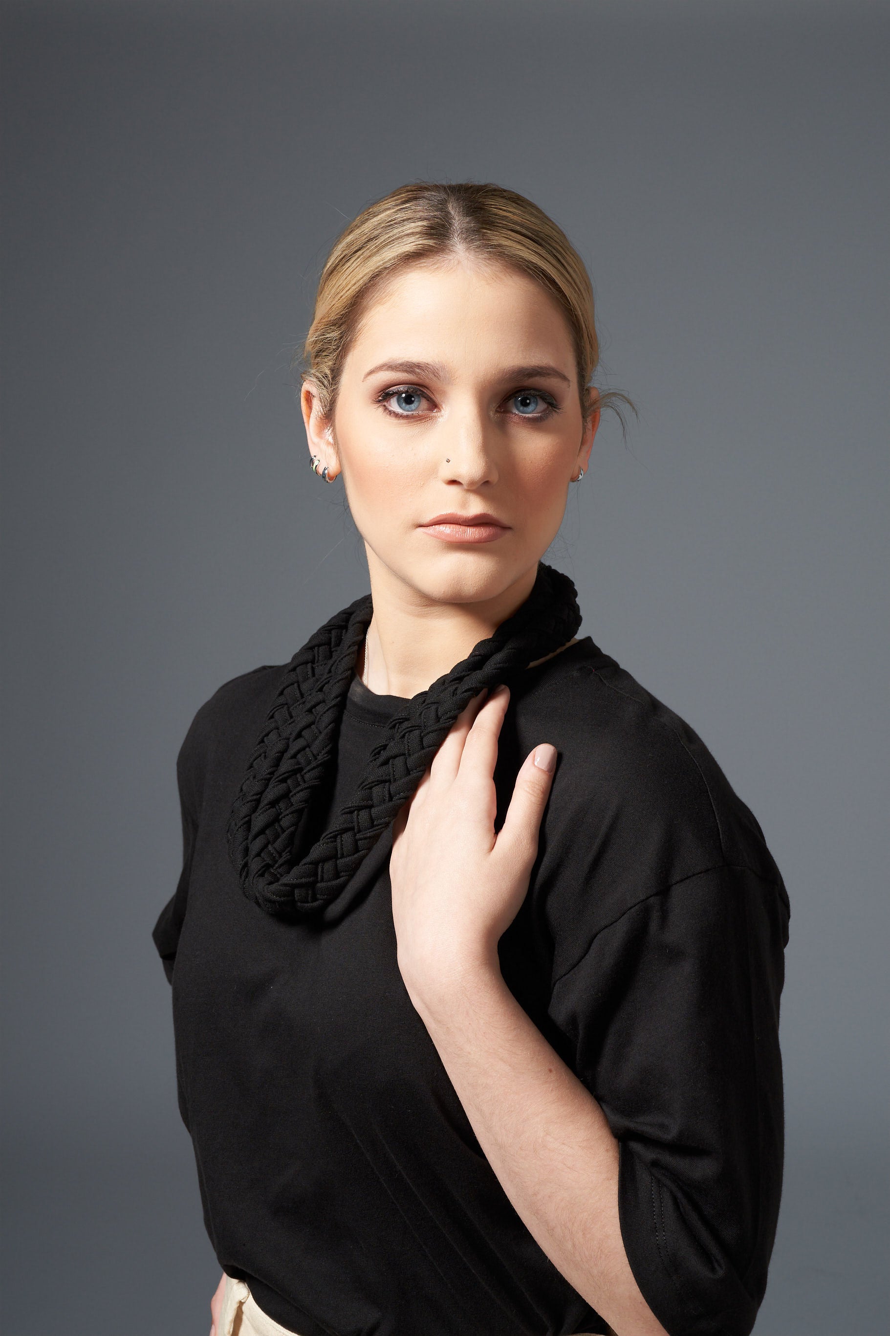 Sahara Tshirt Braided Rope - Black