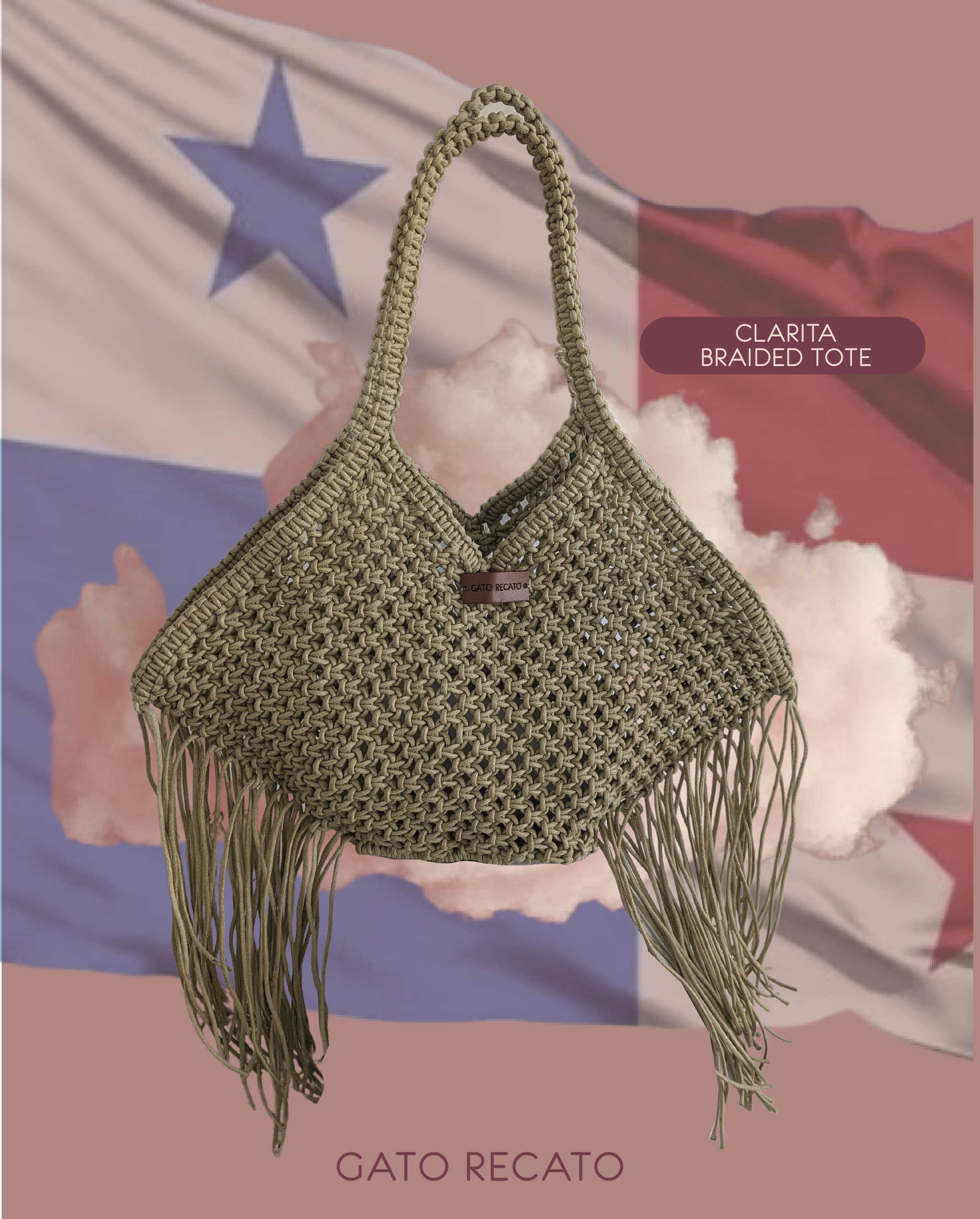 Clarita Braided Tote