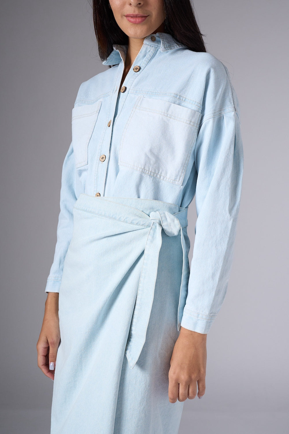 Loei Ice Denim Skirt & Top