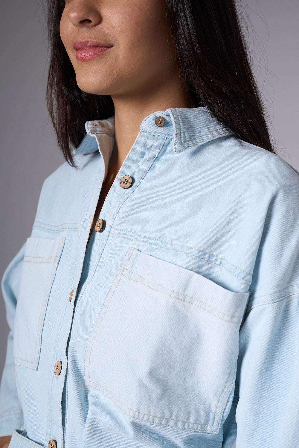 Loei Ice Denim Skirt & Top