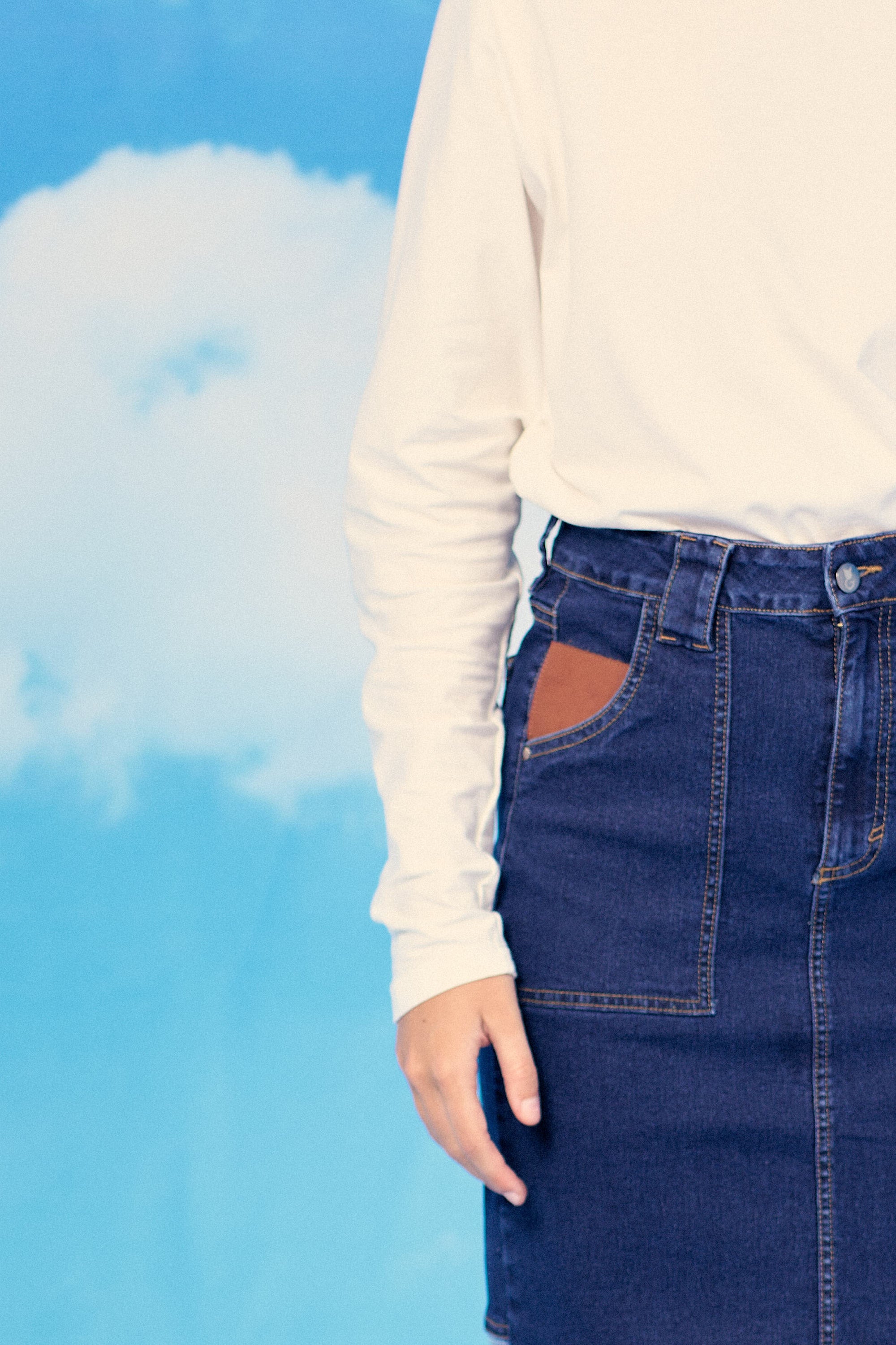 Aleen Denim Skirt