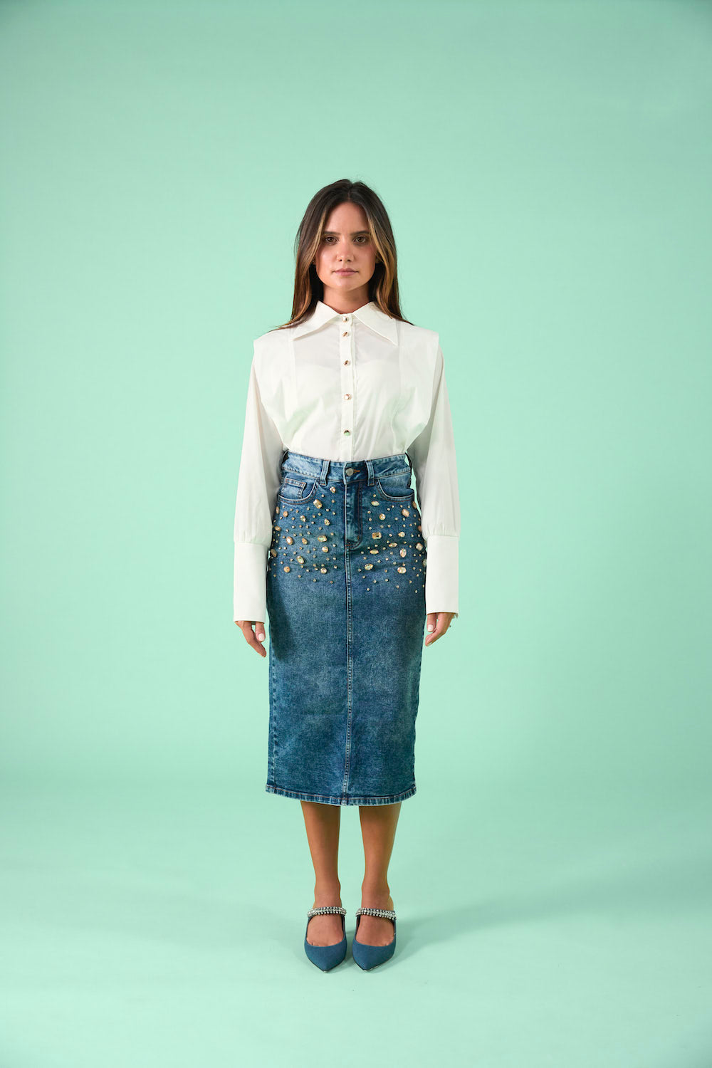 Blinn Skirt - Denim