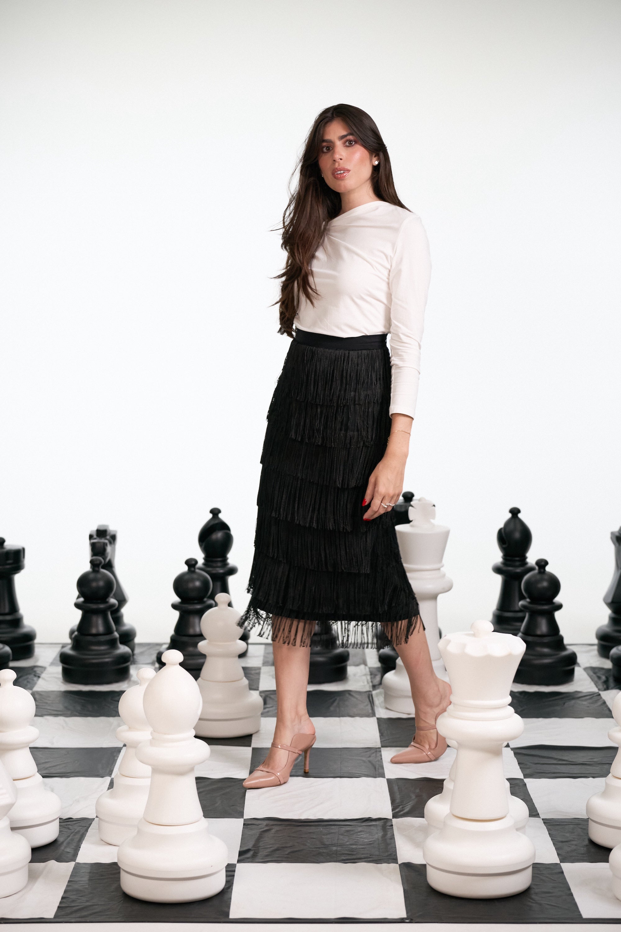 Flecos Black Skirt