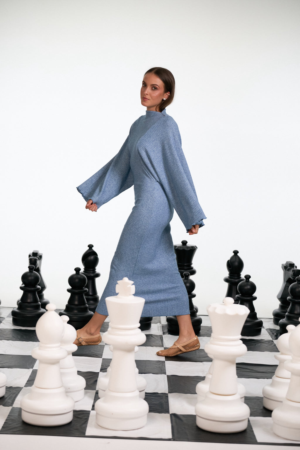 Claire Night Out Dress - BLUE