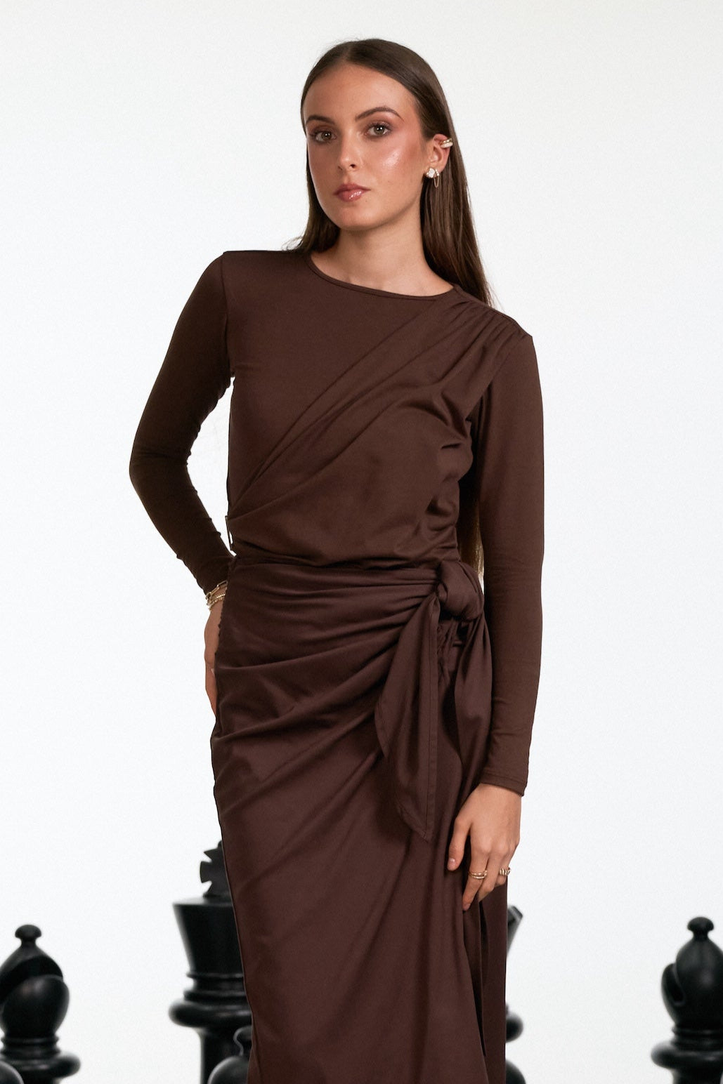 Crossed Brown Tshirt