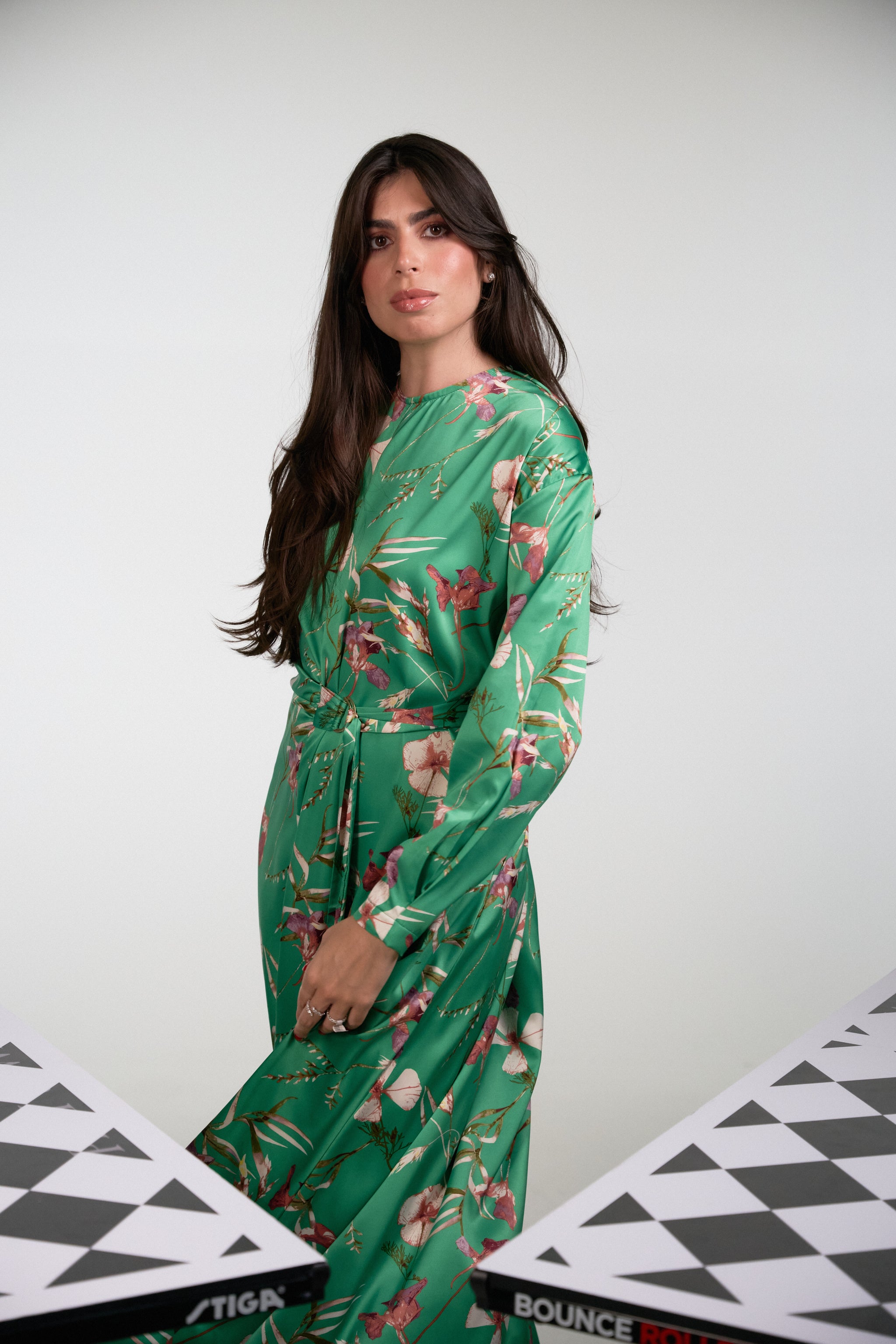 Floral Side Wrap Dress