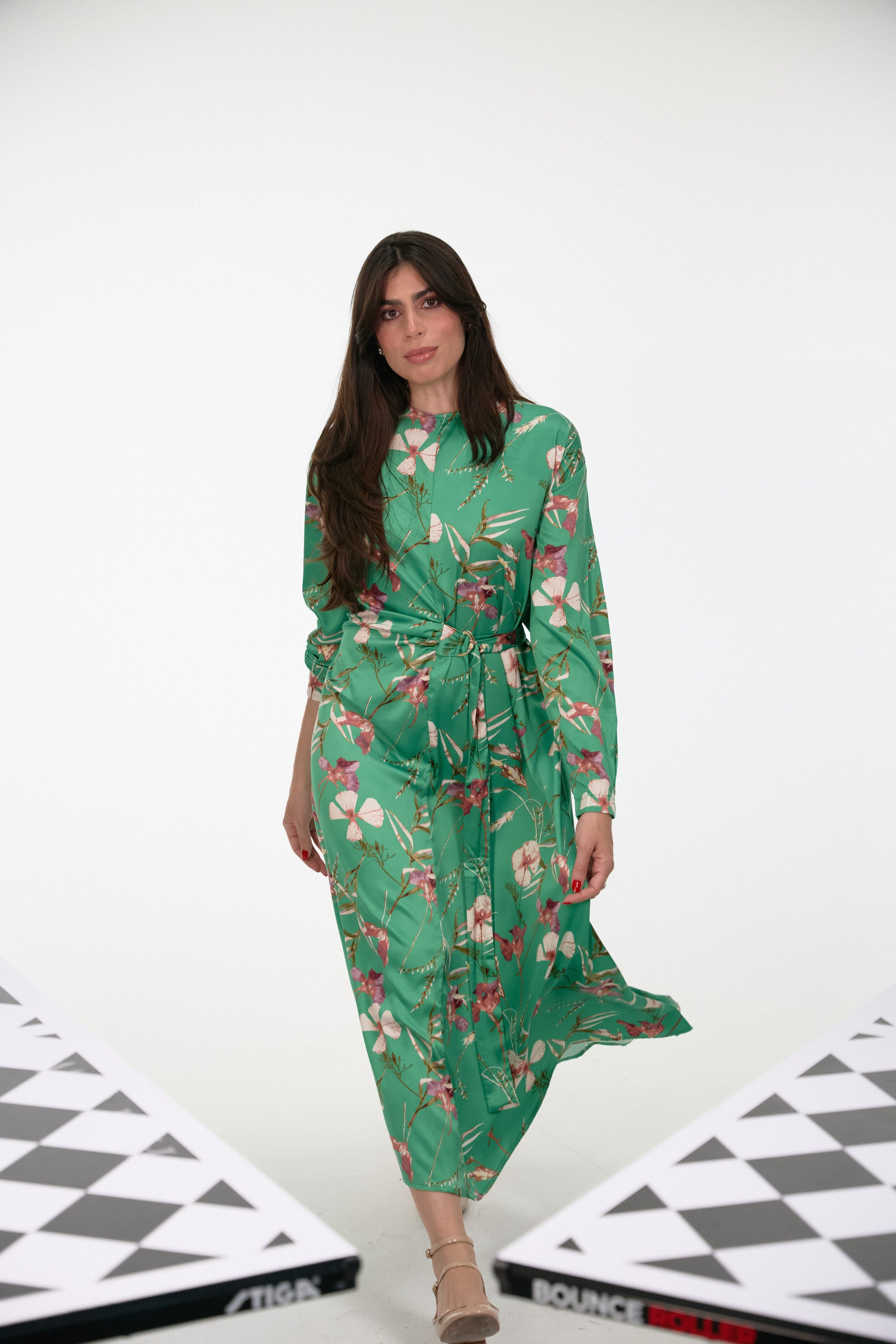 Floral Side Wrap Dress