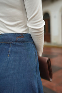 Morelis A line Denim Skirt