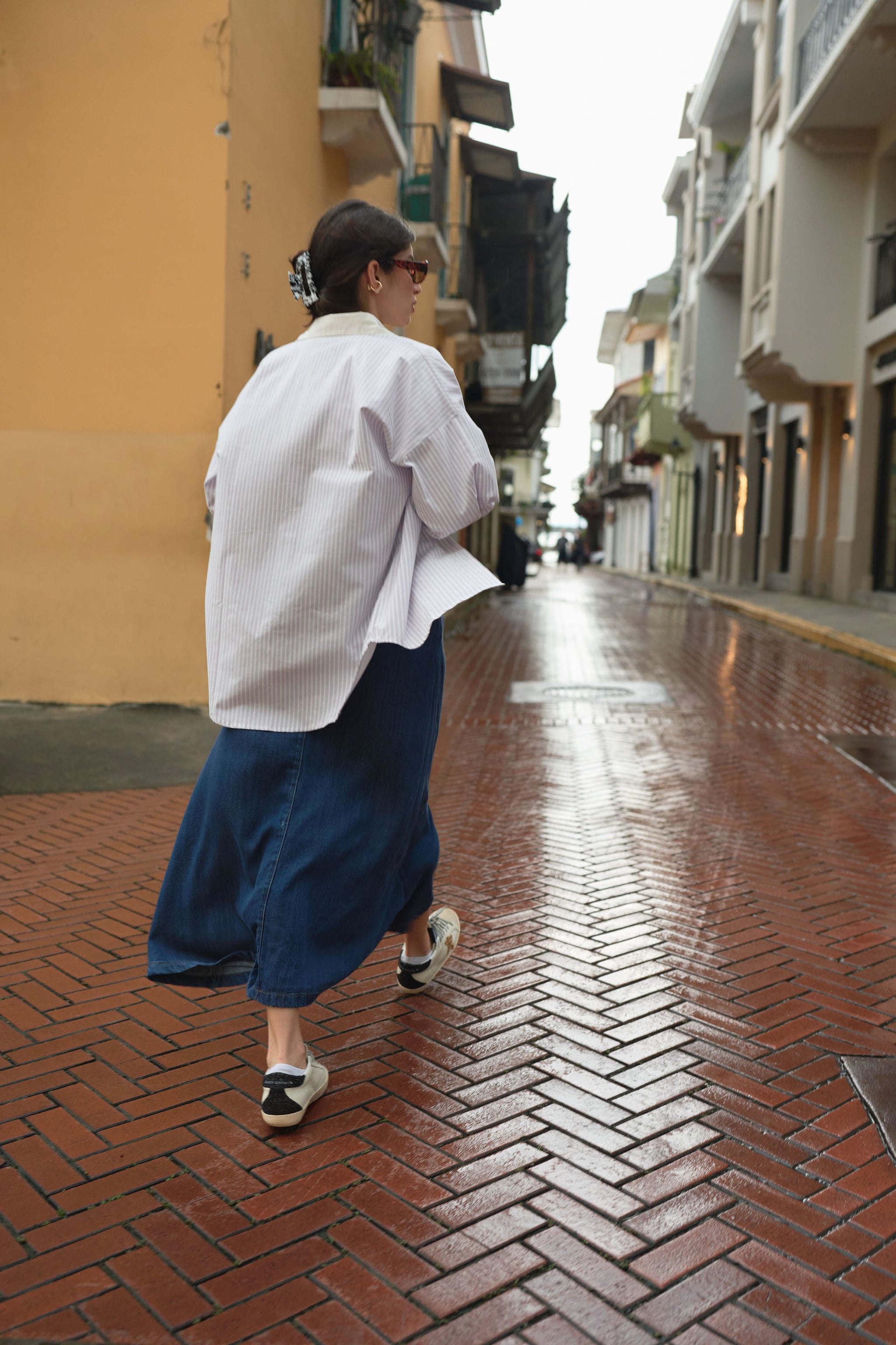 Morelis A line Denim Skirt