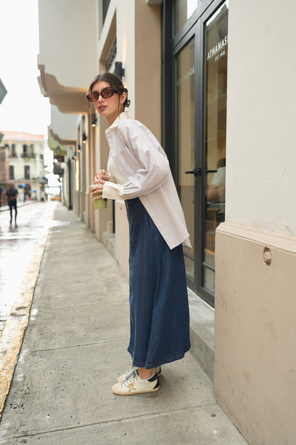 Morelis A line Denim Skirt