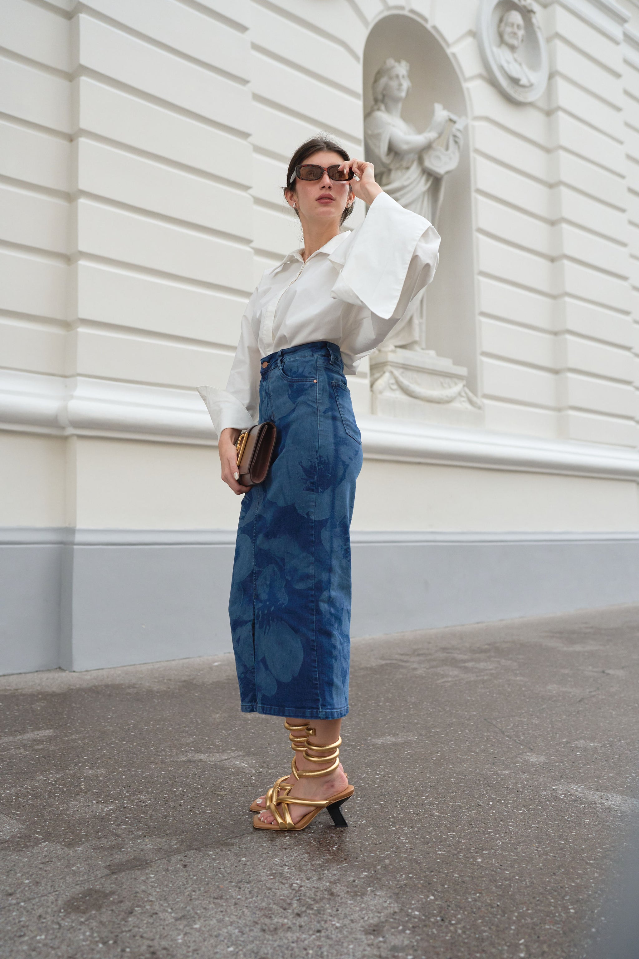 Melisa Constructed Shirt - White