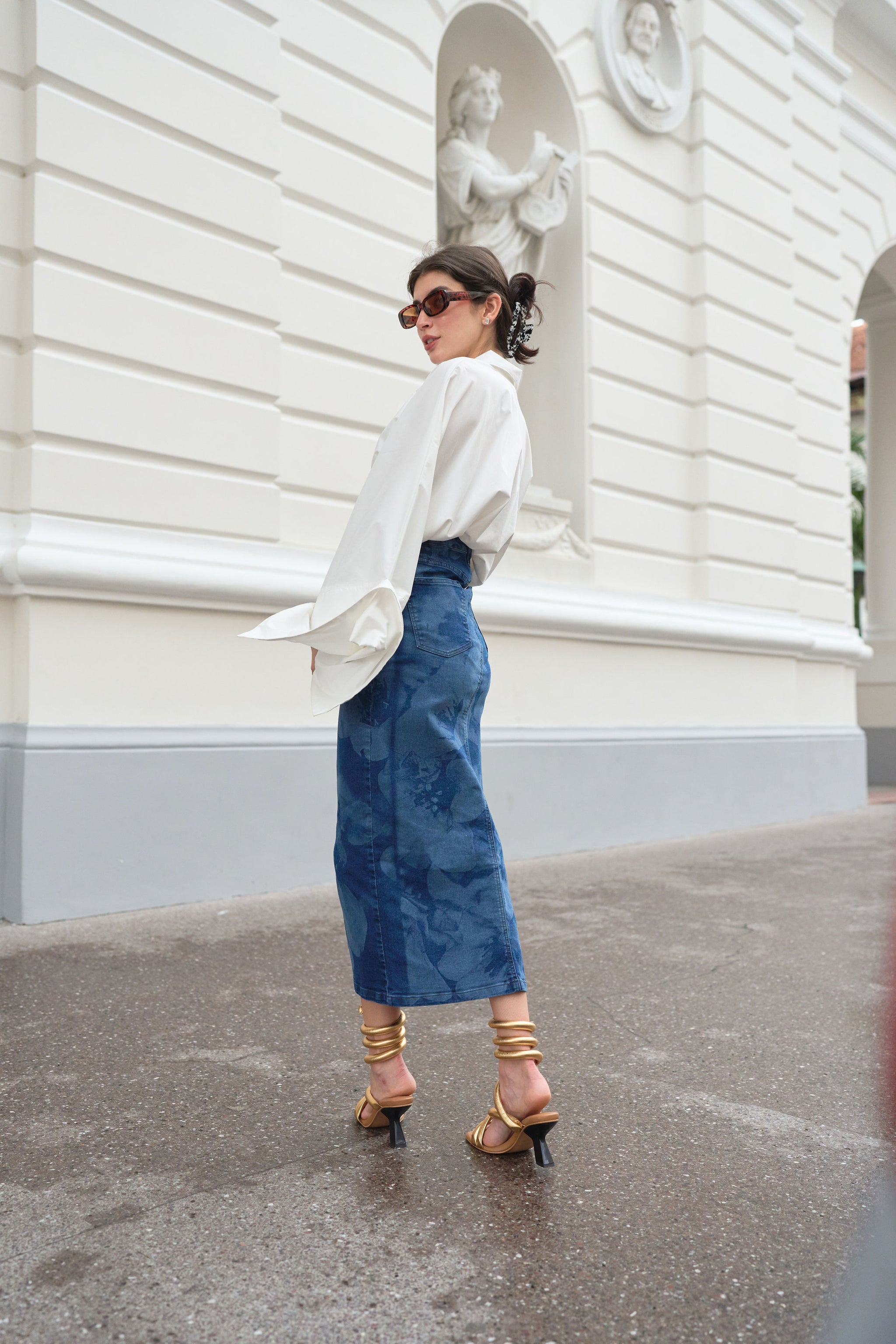 Melisa Constructed Shirt - White