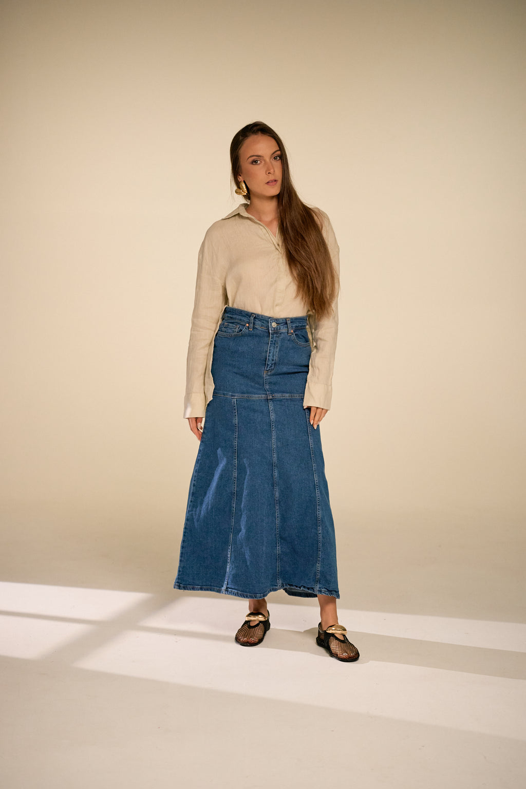 Mabel - Denim Skirt