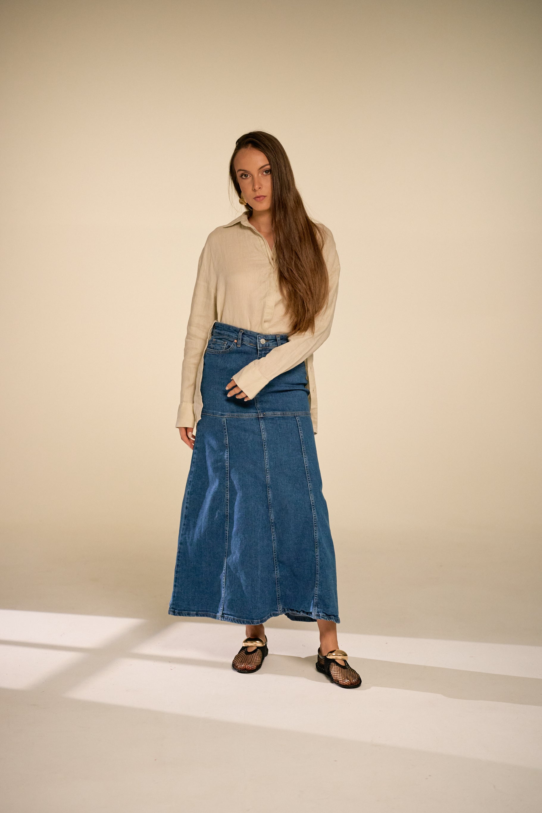 Mabel - Denim Skirt