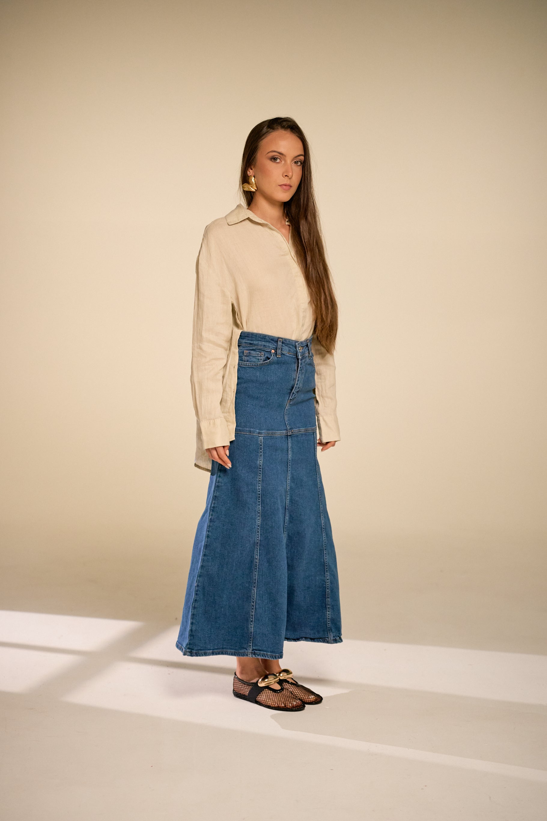 Mabel - Denim Skirt
