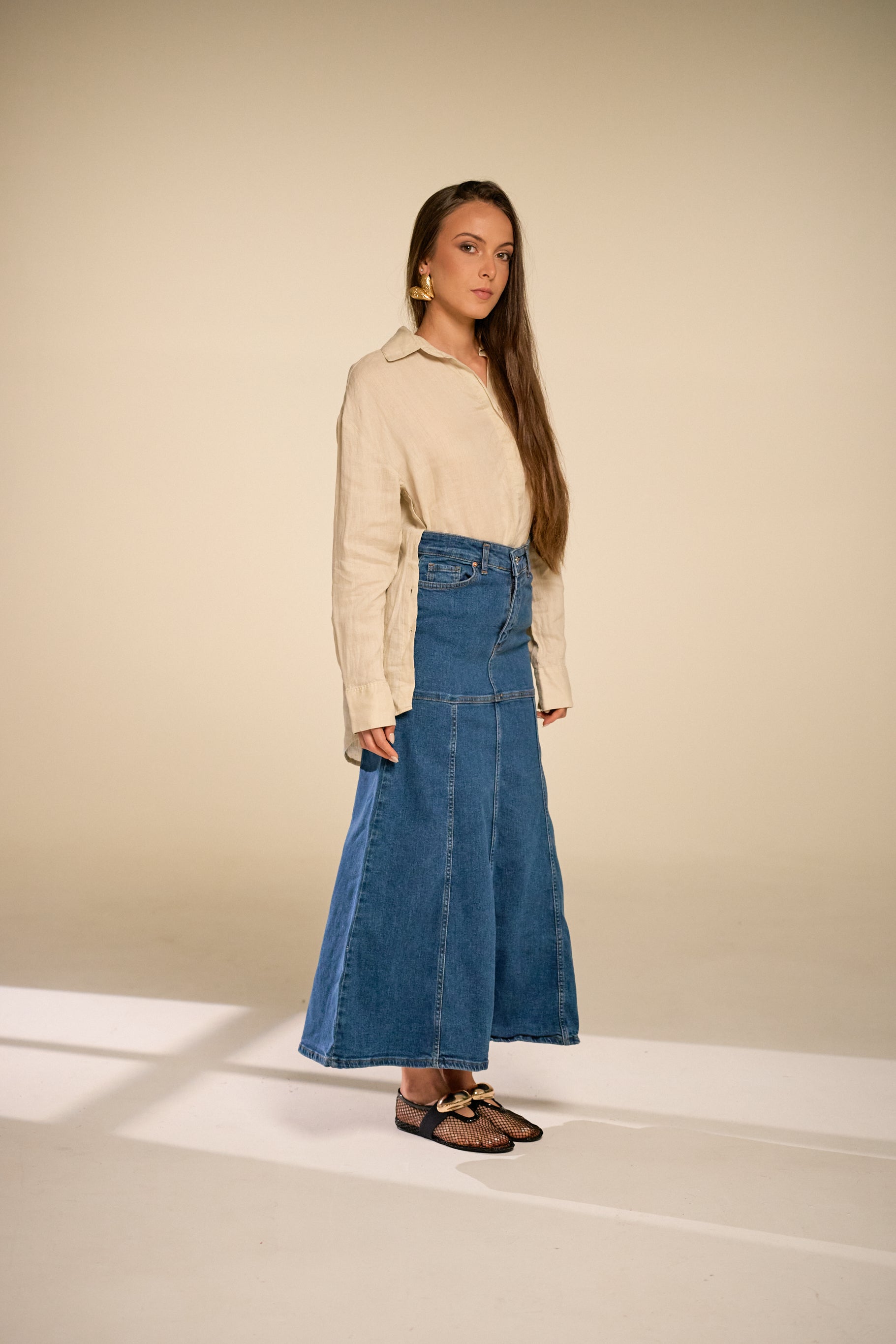 Mabel - Denim Skirt