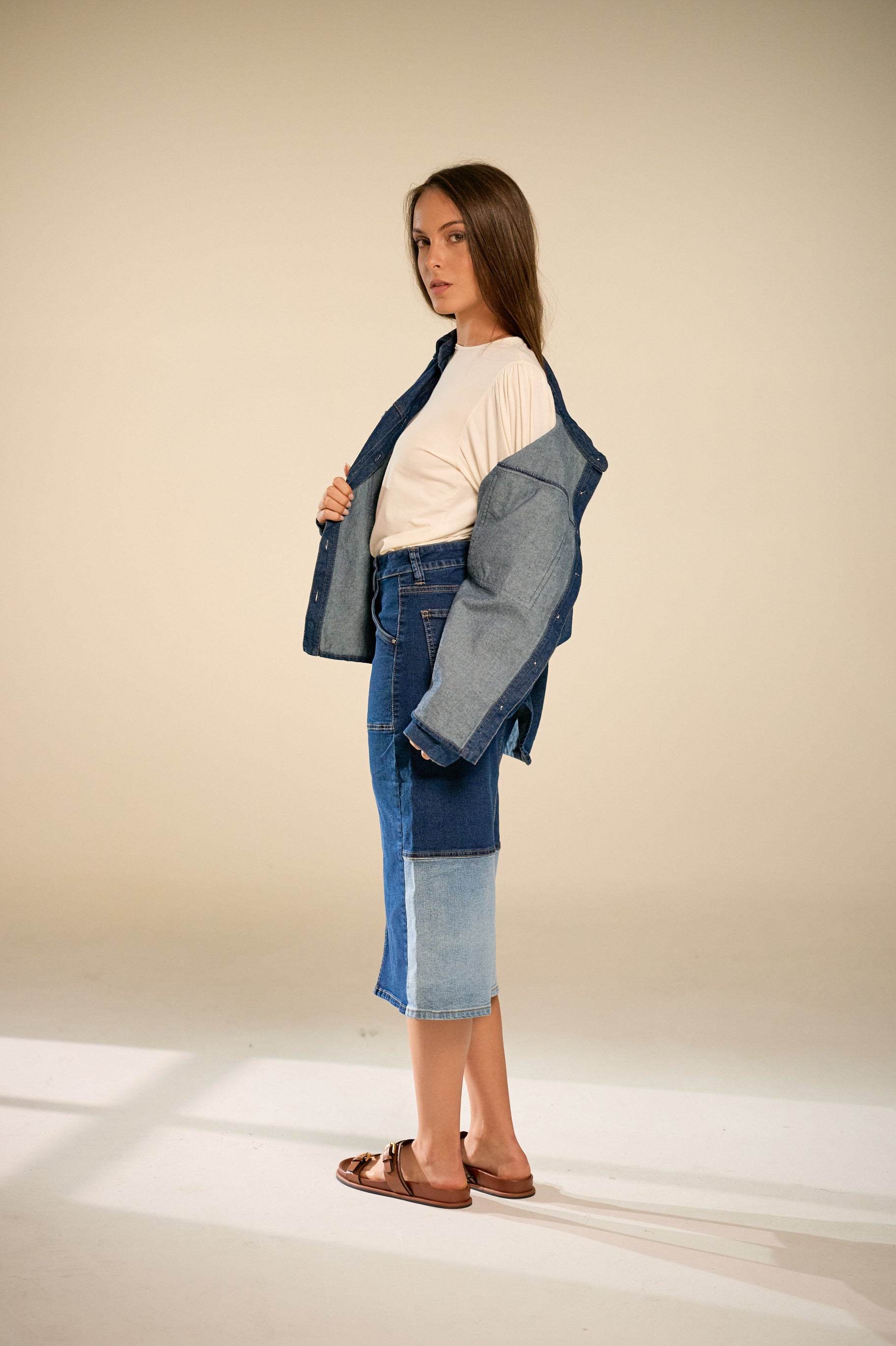 Aleen Denim Skirt