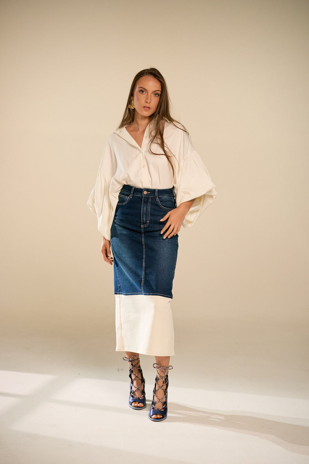 Karina Denim Skirt