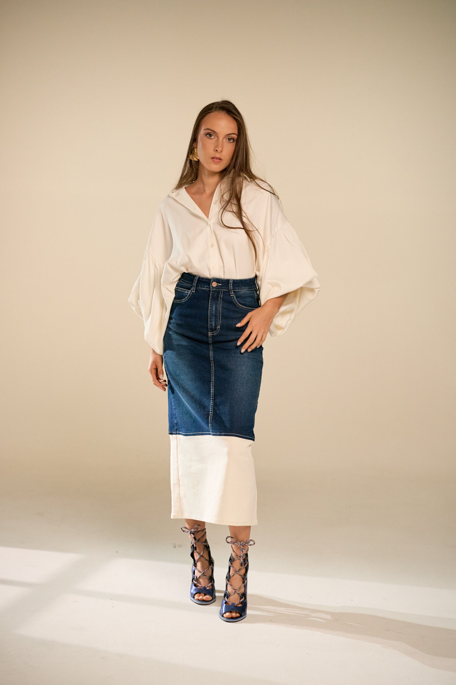 Karina Denim Skirt