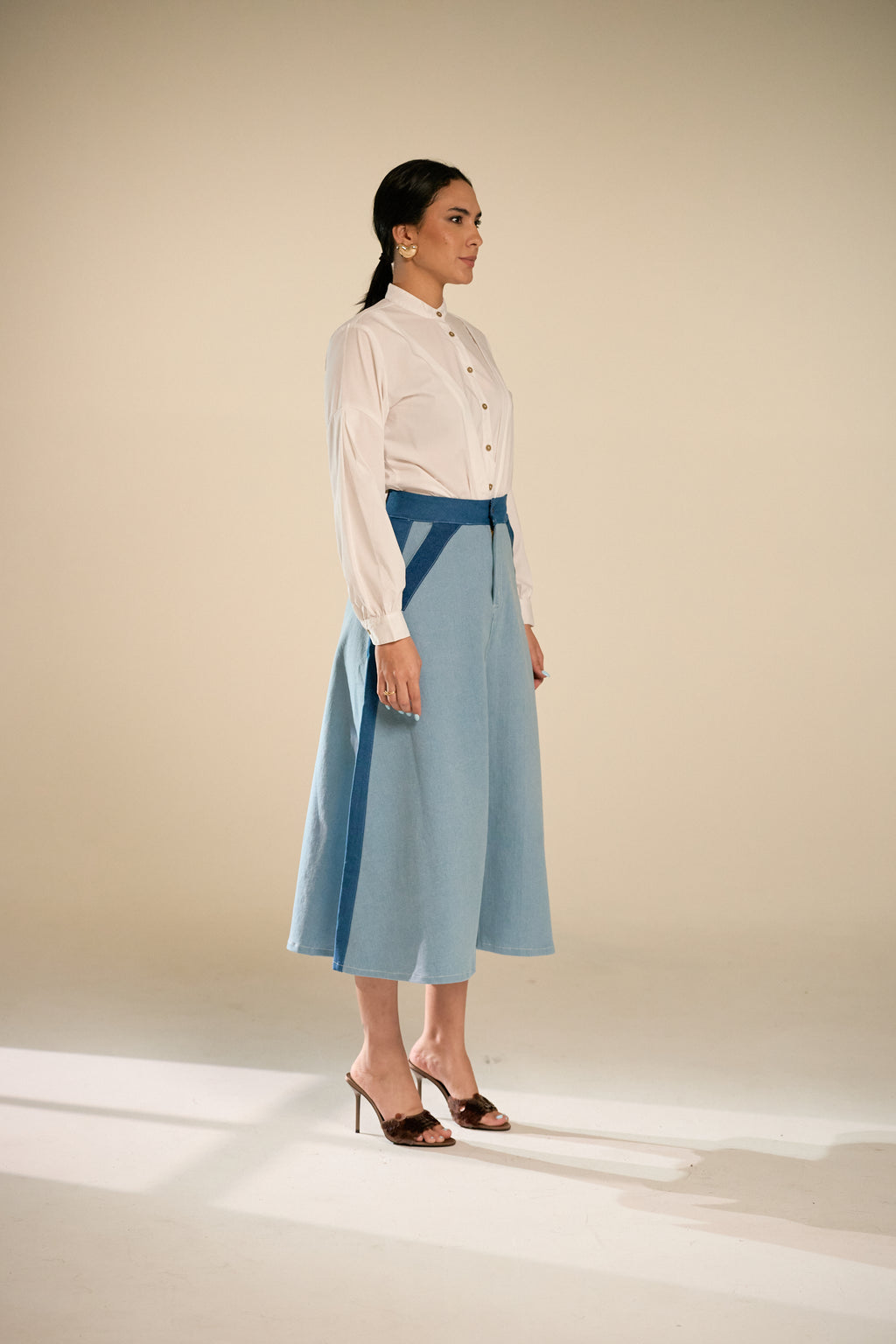 Canaria Denim Skirt - Blue