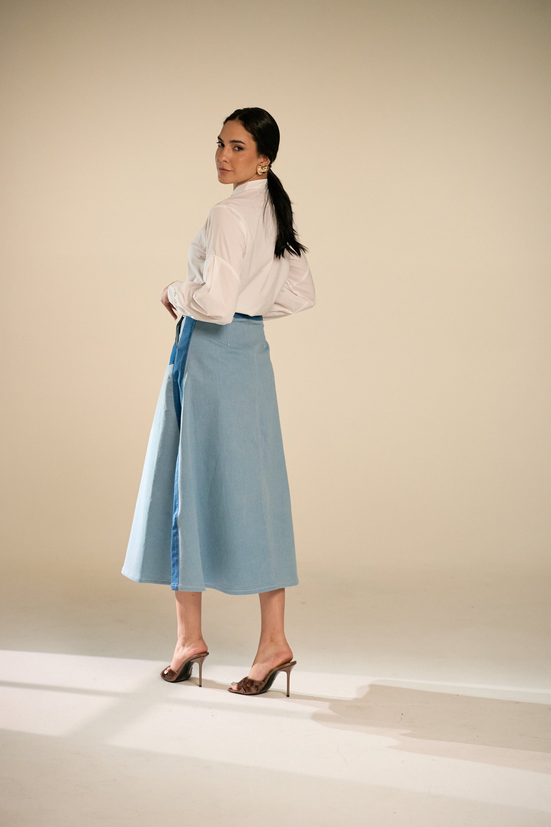 Canaria Denim Skirt - Blue
