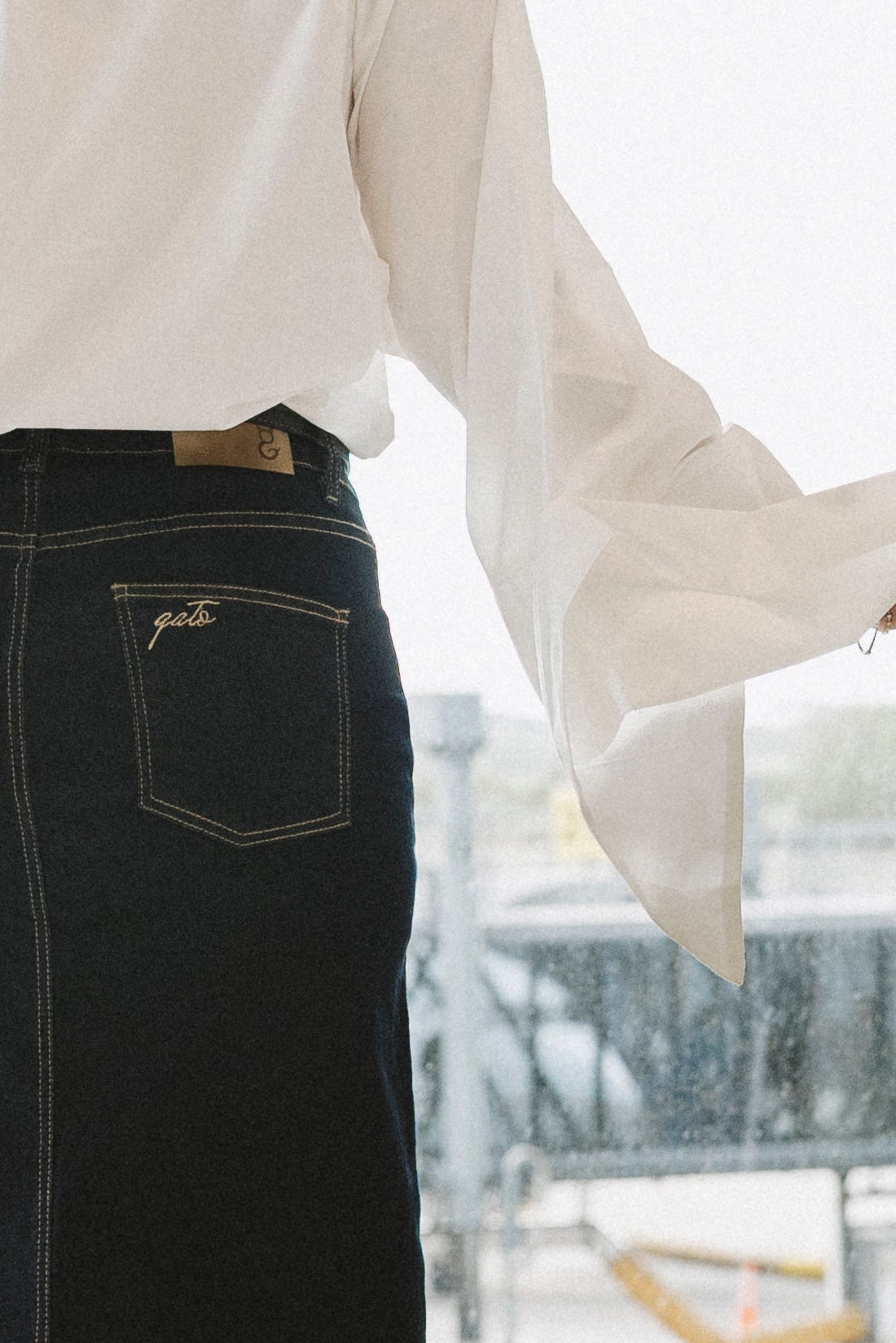 Eras Blue Denim Skirt