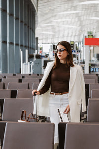 Eras White Denim Skirt