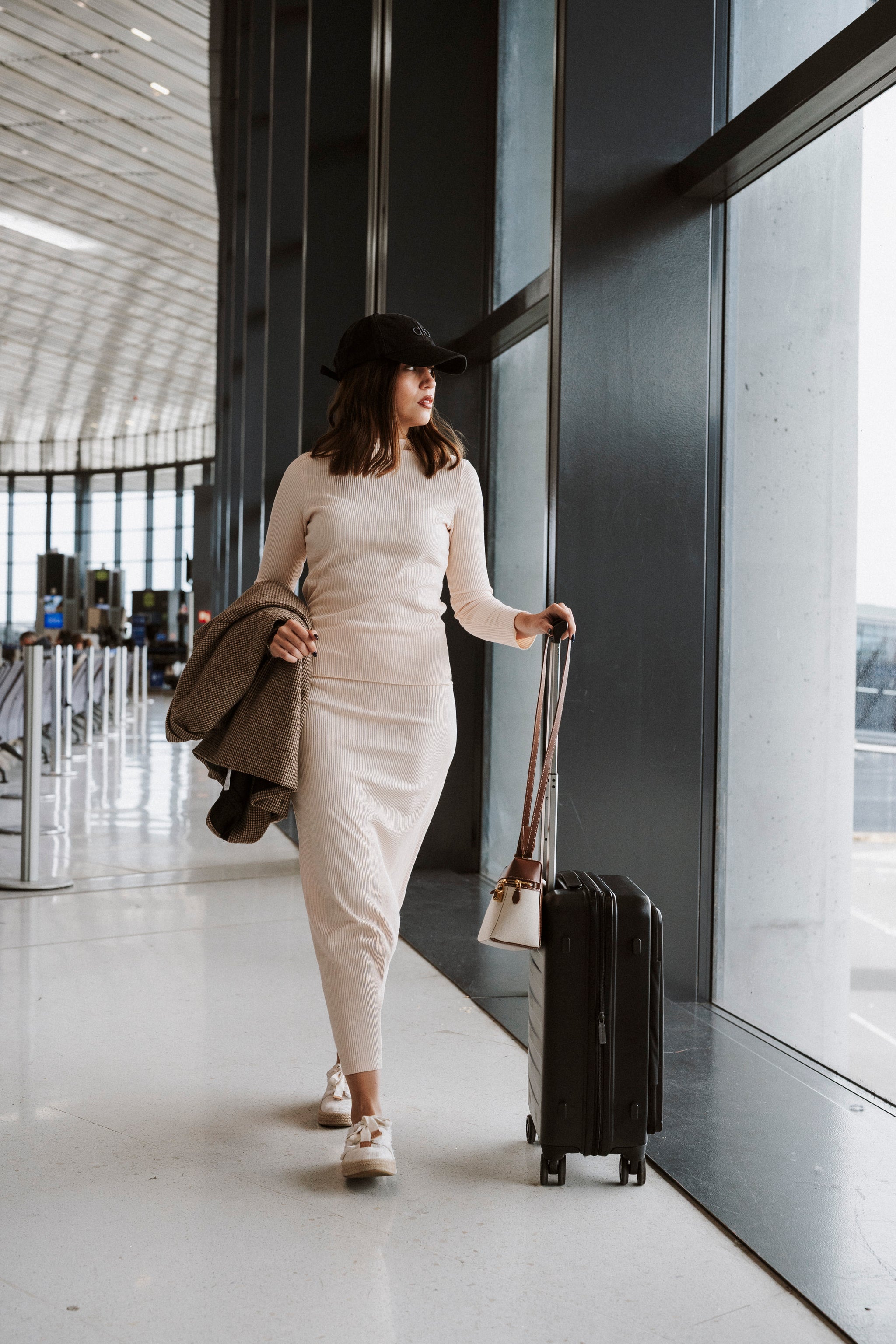 Travel Light Ribbed Skirt