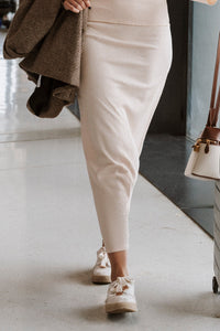 Travel Light Ribbed Skirt