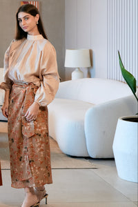 Skye Wrap Skirt - Coffee