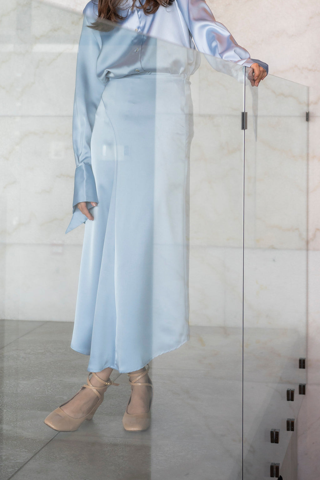 Arani Skirt - Baby Blue
