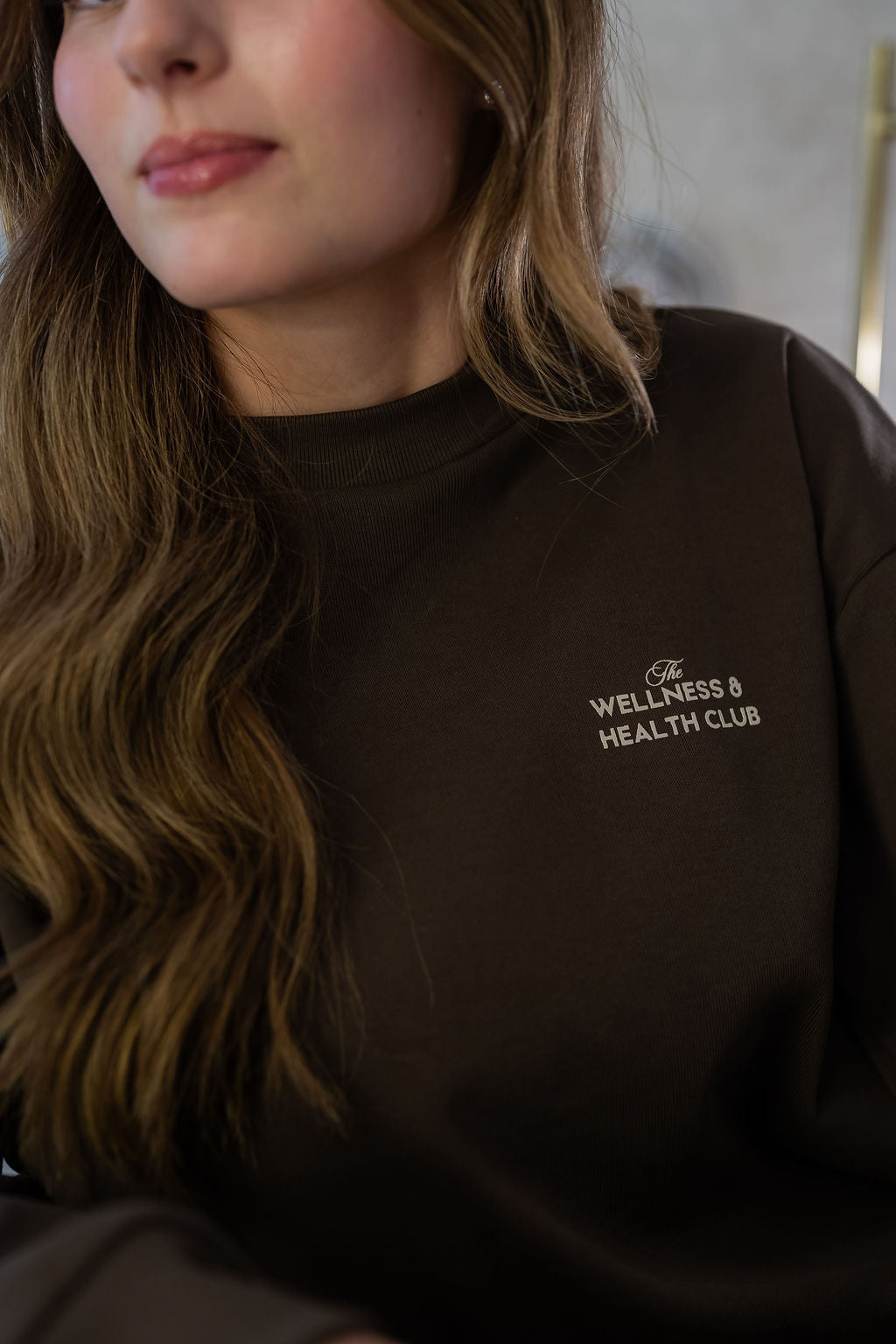 Wellness Club Sweatshirt - Brown