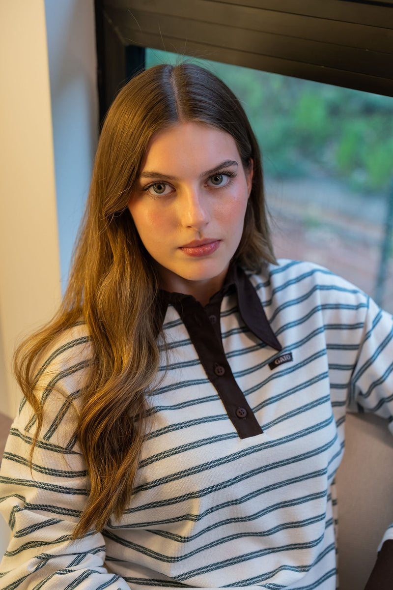 Club Polo Top - Pine
