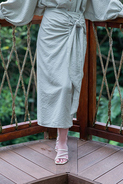 Sorbet Wrap Skirt - Sage