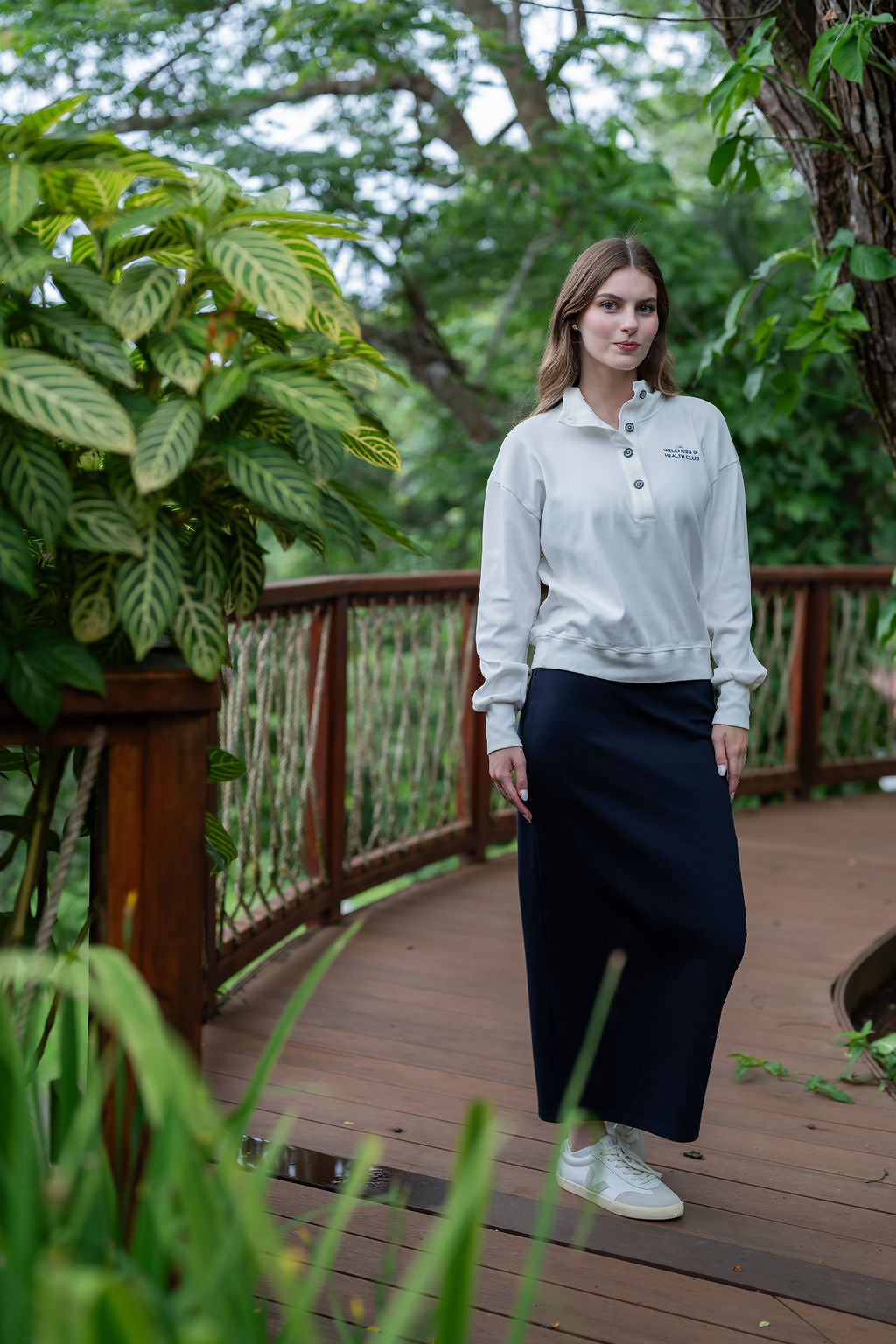 Wellness Club Pullover - White