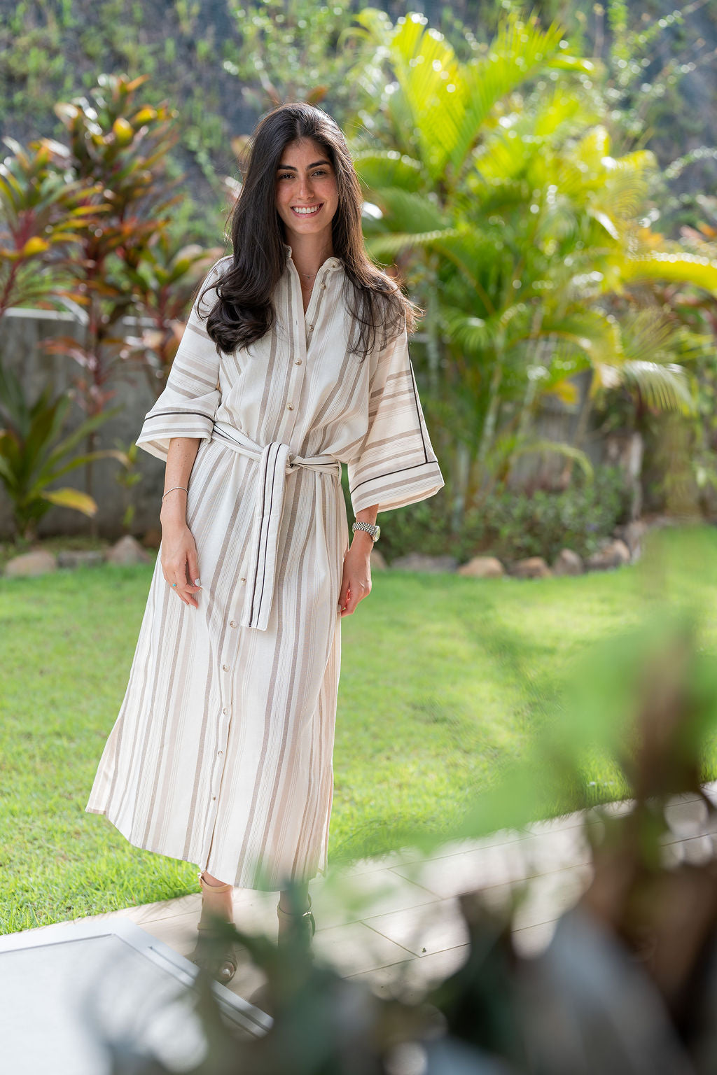Daydream Belted Dress - Sand