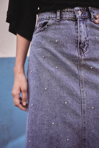 Bejoux Midi Denim Skirt