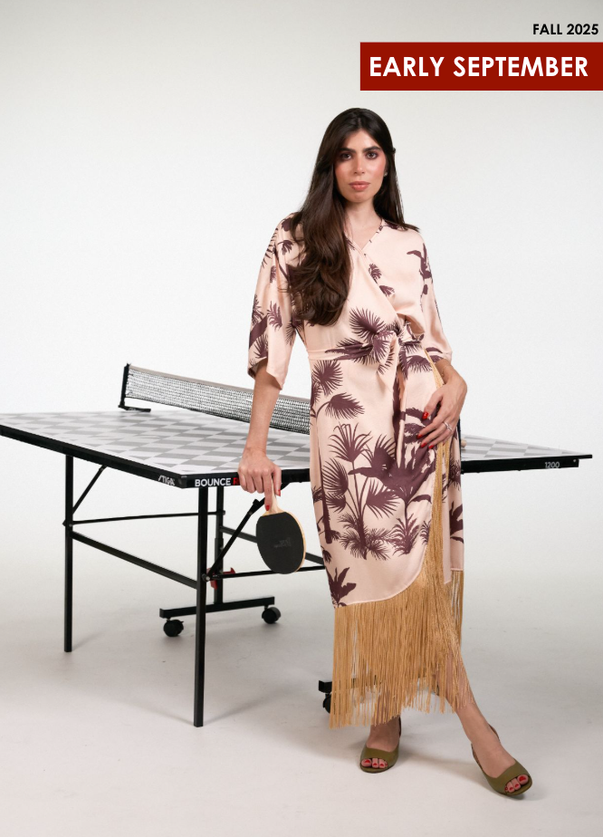 Sunset Kimono Fringe Dress