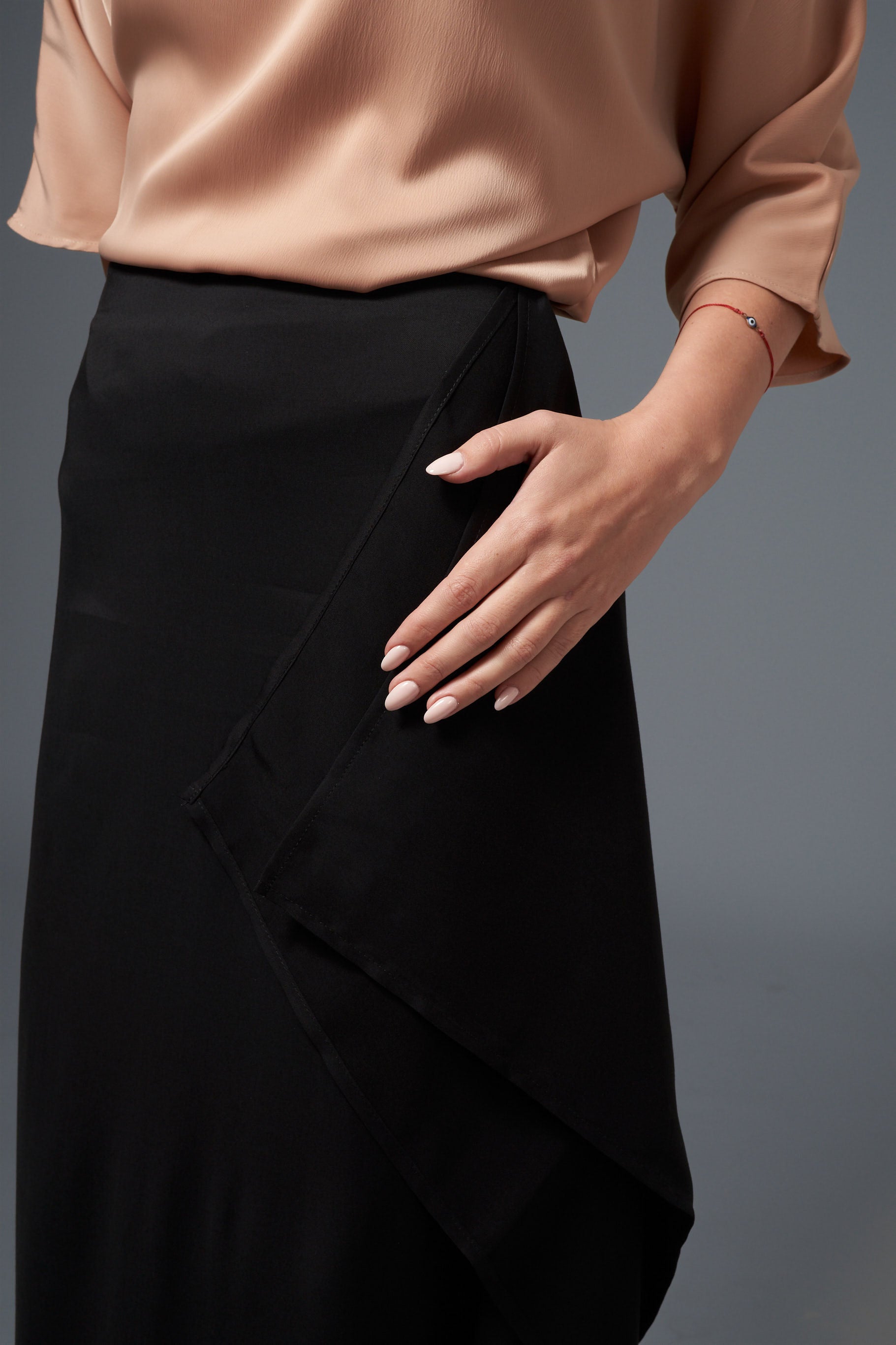 Melisa Tube Side Skirt - Black