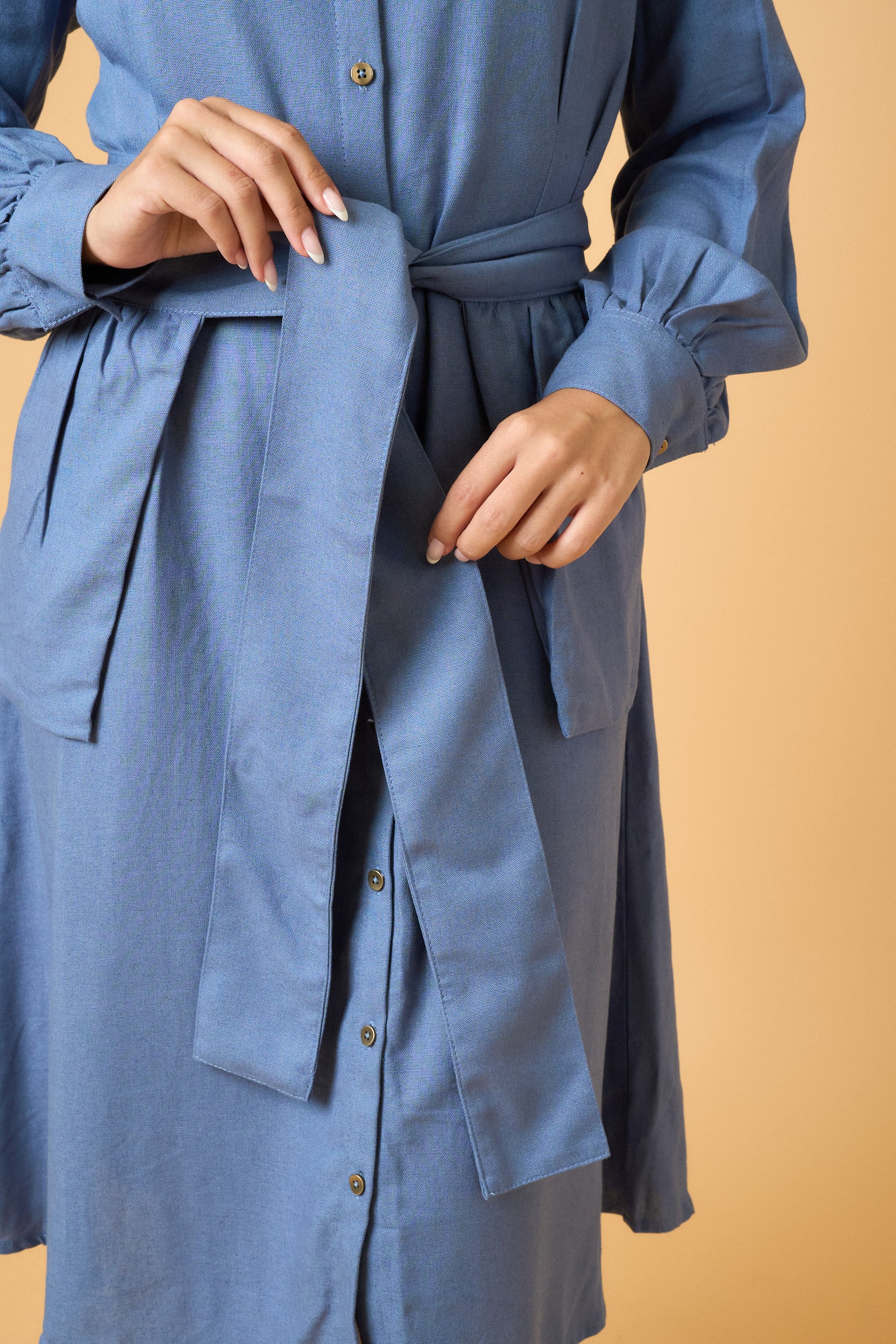 Amara Pocket Dress - Cobalt Blue